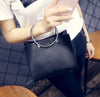 Free shipping 2019 Concentric ring personality shoulder handbag noble temperament bag