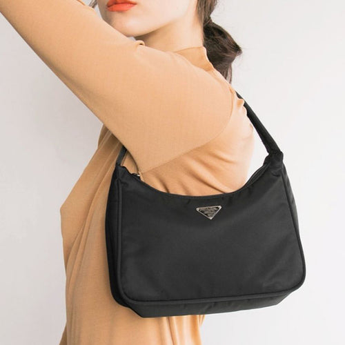 Retro Shoulder Bag For Women Trendy Vintage Nylon Handbag Female Small Subaxillary Bags Casual Retro Mini Shoulder Bag Bella 180