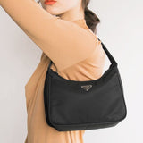 Retro Shoulder Bag For Women Trendy Vintage Nylon Handbag Female Small Subaxillary Bags Casual Retro Mini Shoulder Bag Bella 180