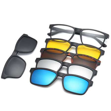 AEVOGUE Sunglasses Women Rectangle Frame Transparent Brand Designer Retro Sun Glasses Unisex Square Brown UV400 AE0664