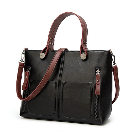Tinkin Vintage  Women Shoulder Bag Female Causal Totes for Daily Shopping All-Purpose High Quality Dames Handbag