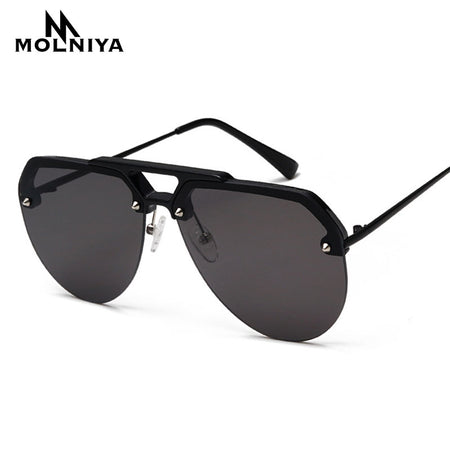 AEVOGUE Sunglasses Women Rectangle Frame Transparent Brand Designer Retro Sun Glasses Unisex Square Brown UV400 AE0664