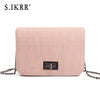S.IKRR Worean Shoulder Bag luxury handbags women bags designer Version  Wild Girls Small Square Messenger Bag bolsa feminina