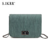 S.IKRR Worean Shoulder Bag luxury handbags women bags designer Version  Wild Girls Small Square Messenger Bag bolsa feminina