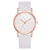 Fashion Women Leather Band Dress Quartz Wrist Watches Luxury Top Brand White Casual Ladies Wristwatch Relogio Feminino