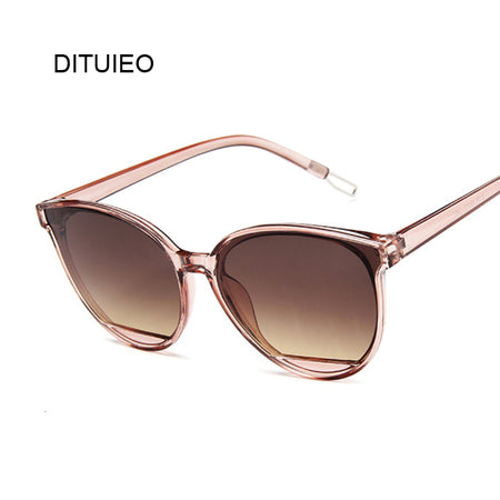 AEVOGUE Sunglasses Women Rectangle Frame Transparent Brand Designer Retro Sun Glasses Unisex Square Brown UV400 AE0664