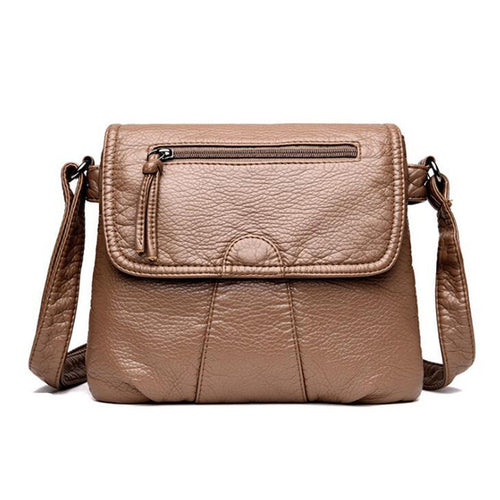 REPRCLA Brand Designer Women Messenger Bags Crossbody Soft PU Leather Shoulder Bag High Quality Fashion Women Bags Handbags