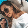 Brand Round Sunglasses Women Luxury Rimless Feamle Shades Europe Popular Ins Sun glasses lunettes de sol femme