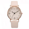 Top Style Fashion Women's Luxury Leather Band Analog Quartz Wrist Watch Golden Ladies Watch Women Dress Reloj Mujer Black Clock