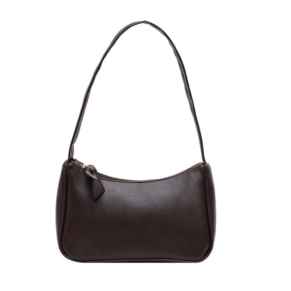 Vintage Retro Totes Bags For Women 2020 Fashion Handbag Soft Leather Female Small Subaxillary Bag Casual Retro Mini Shoulder Bag